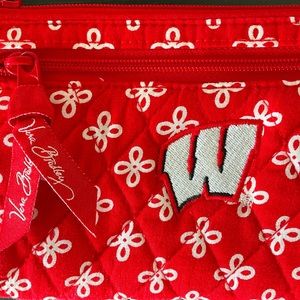 Wisconsin Badgers Vera Bradley Collegiate Front Zip Wristlet